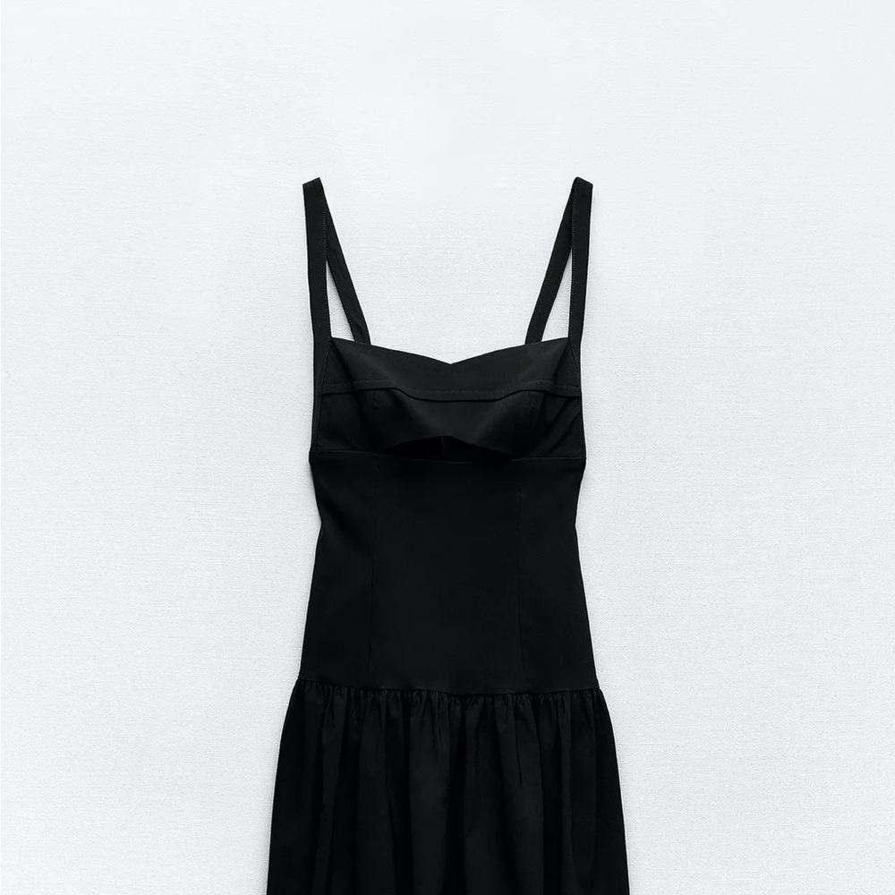 Zara Cutout Balloon Dress - Picture 2 of 8